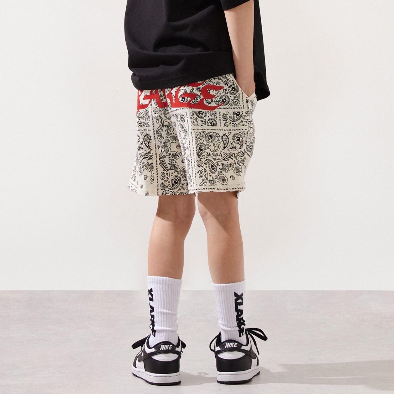 バンダナ総柄 パナマ織ショートパンツ