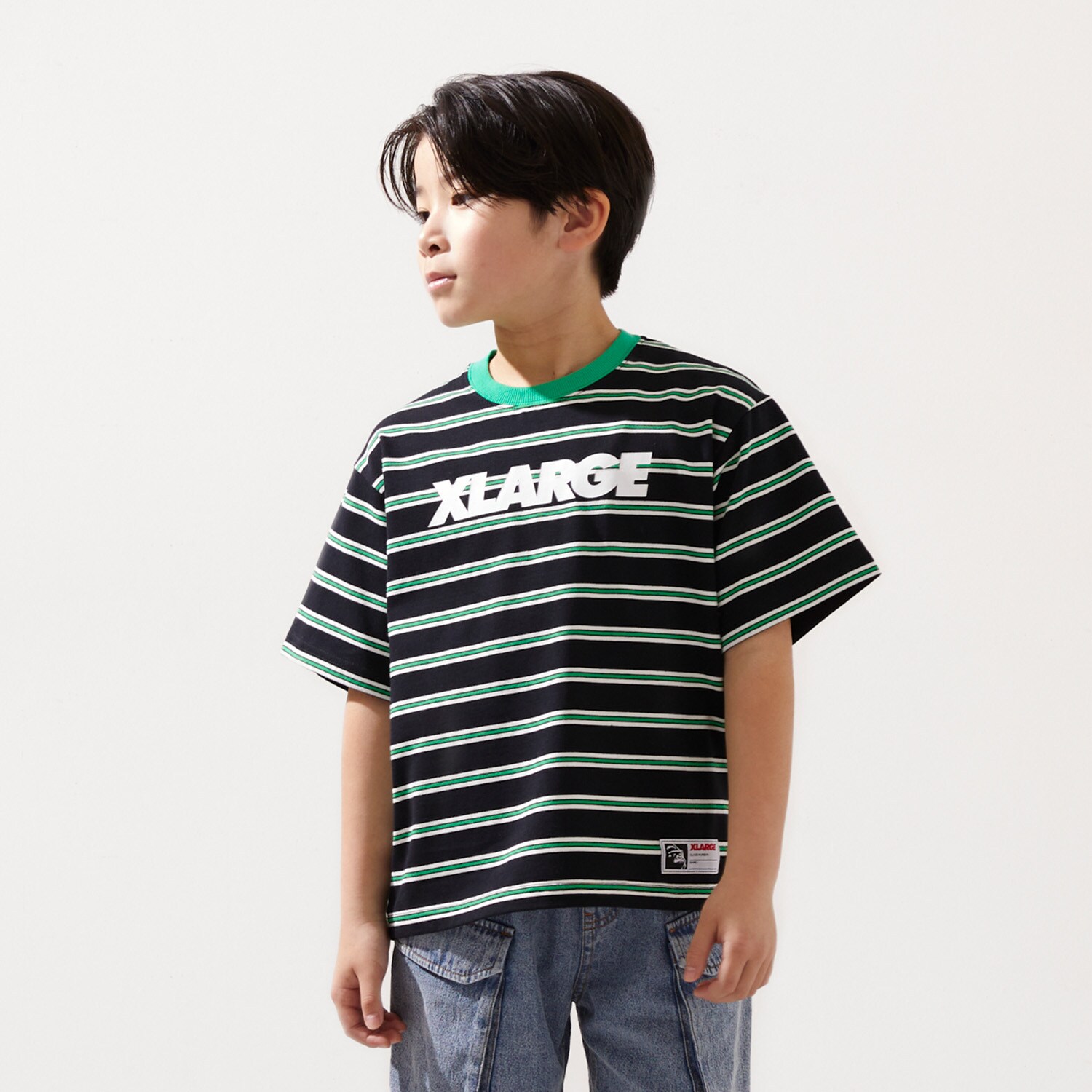 スタンダードロゴ ボーダー半袖Tシャツ