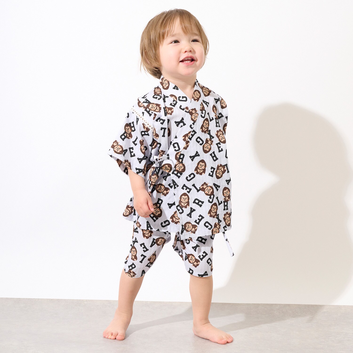 ファニーゴリラ総柄甚平