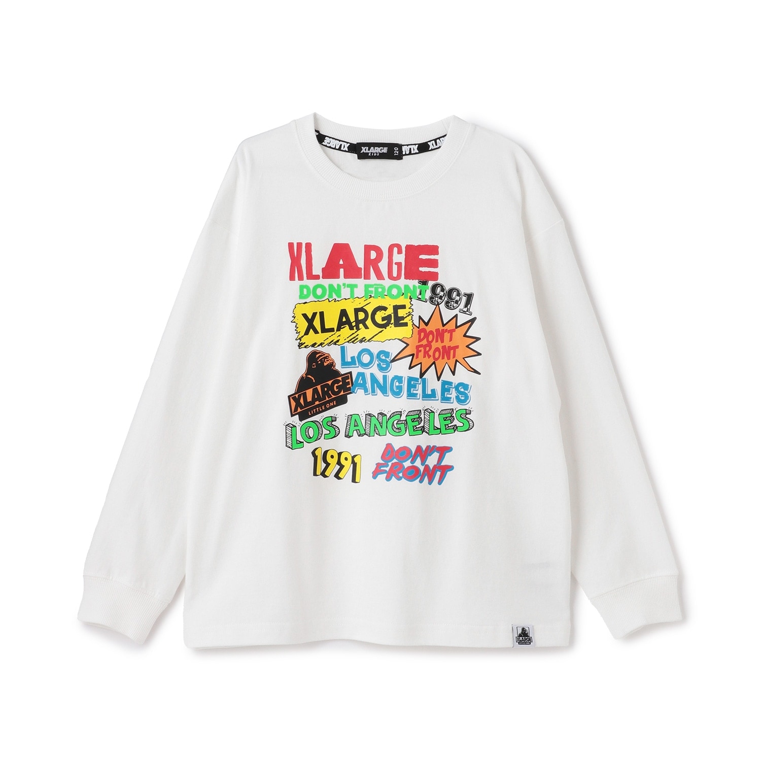 【人気商品再入荷】【直営店で取り扱い無し】ランダムマルチロゴ長袖Tシャツ