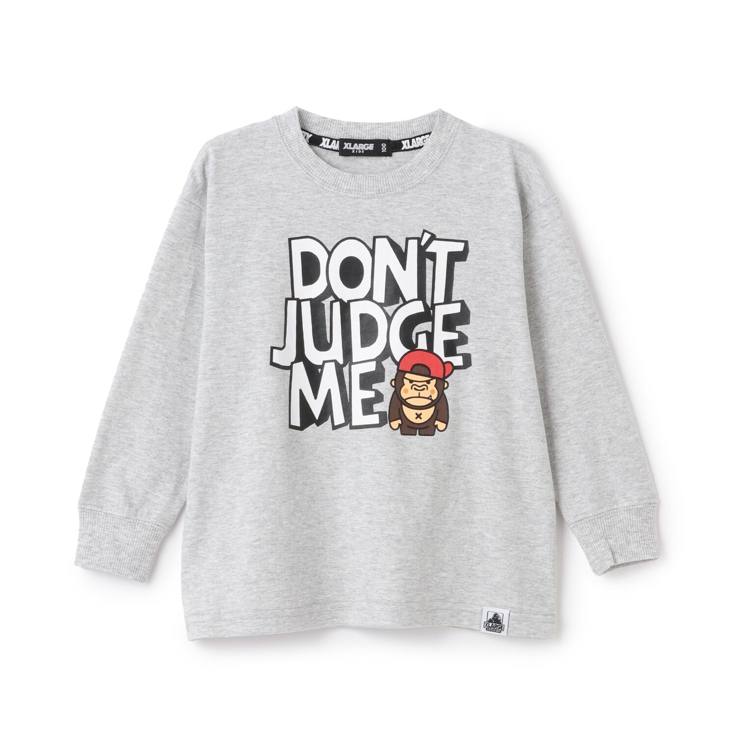 【人気商品再入荷】【直営店で取り扱い無し】ファニーゴリラメッセージ長袖Tシャツ