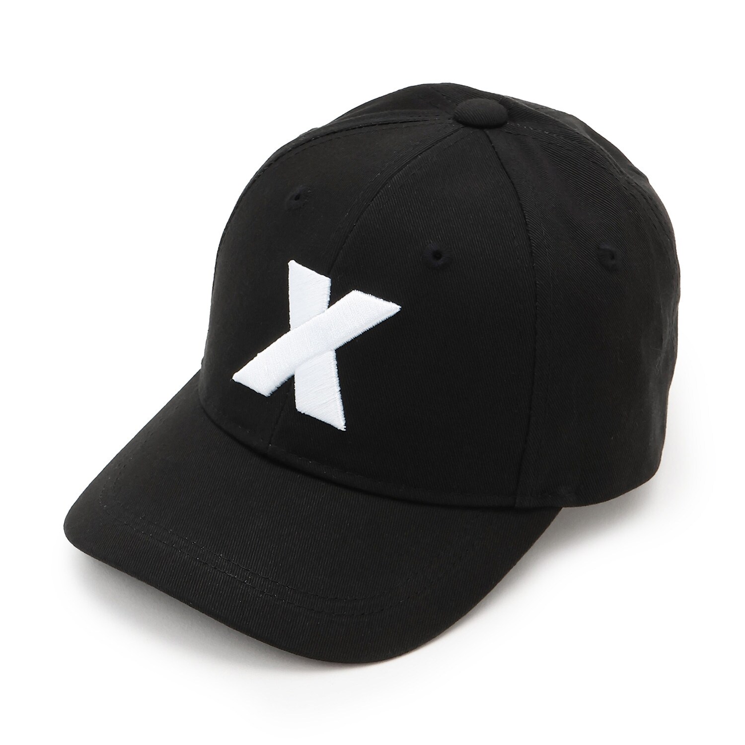 Xモチーフキャップ