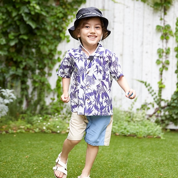 ツタ柄アロハシャツ