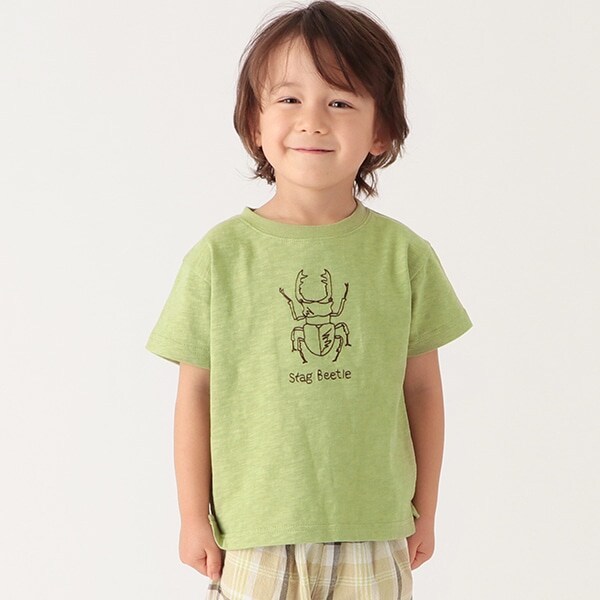 ステッチ昆虫半袖Tシャツ