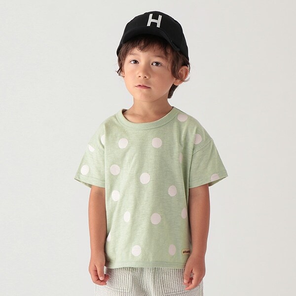 ドット半袖Tシャツ