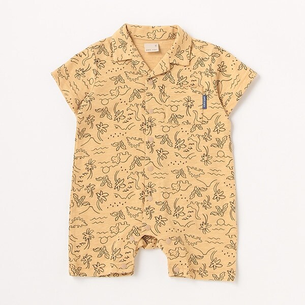 開衿シャツカバーオール