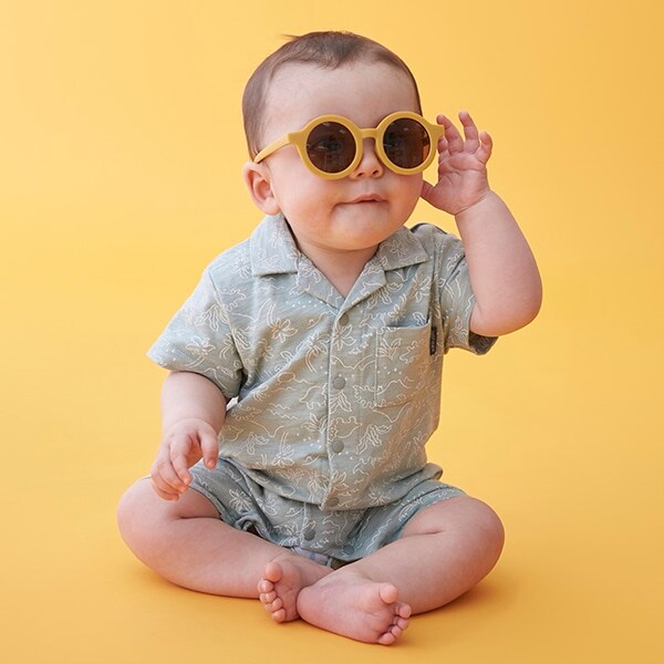 開衿シャツカバーオール