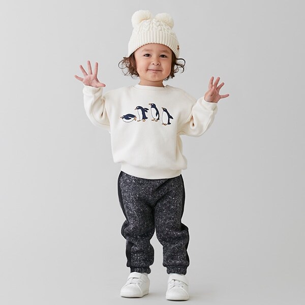 裏起毛カットパンツ