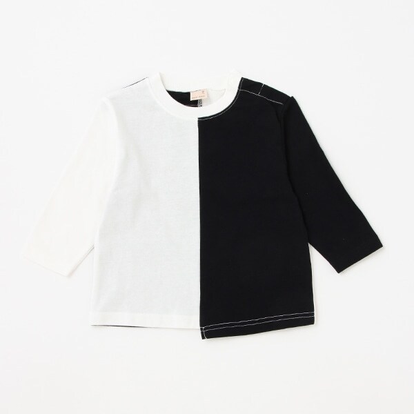 バイカラーロンT
