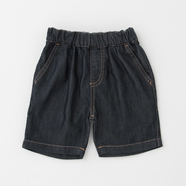 2タックデニムハーフパンツ