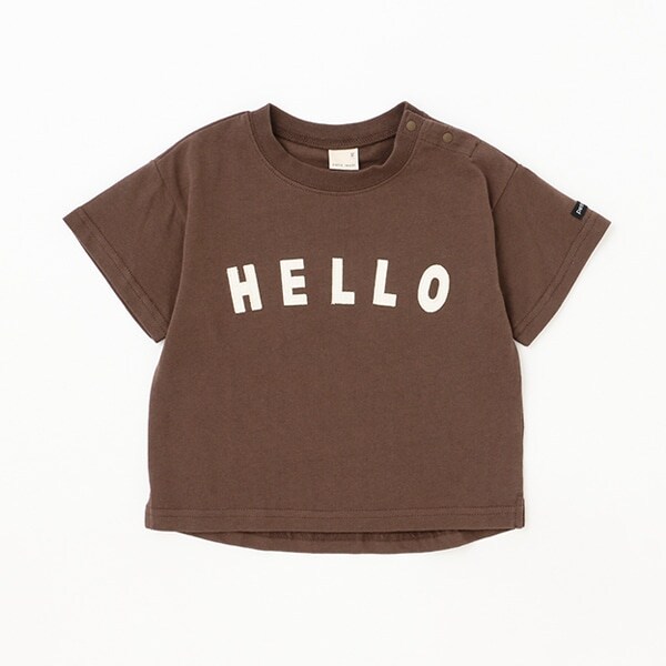 【接触冷感】アップリケロゴTシャツ