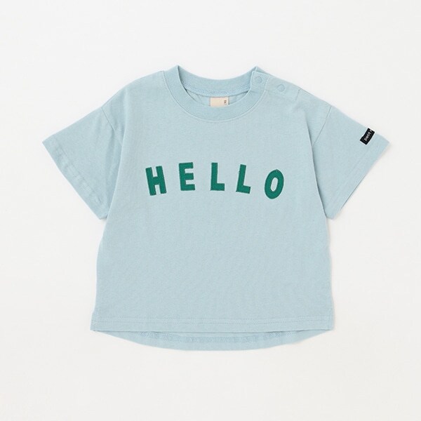 【接触冷感】アップリケロゴTシャツ