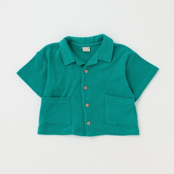 パイル開衿シャツ