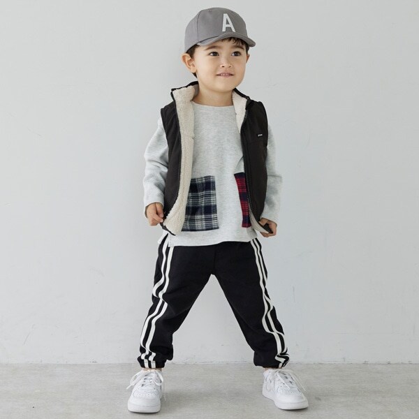 【防汚加工】ラインカットパンツ