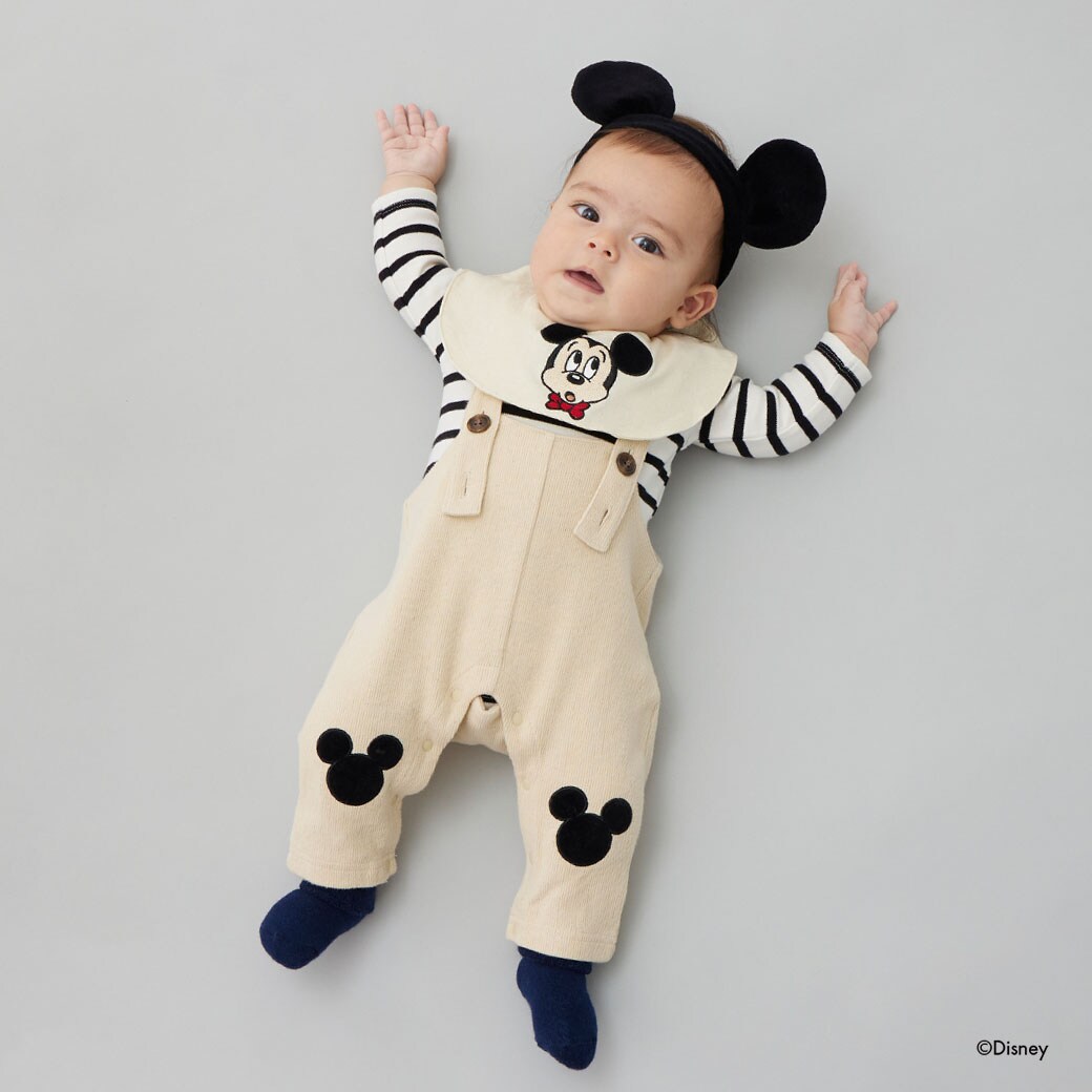 【Disney】サスペンダーつきパンツ