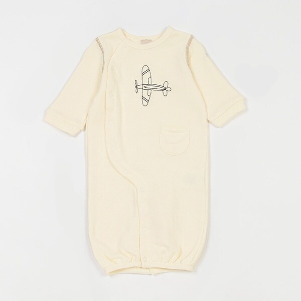 【リンク/弱酸性】飛行機柄2WAYオール（キッズサイズ）