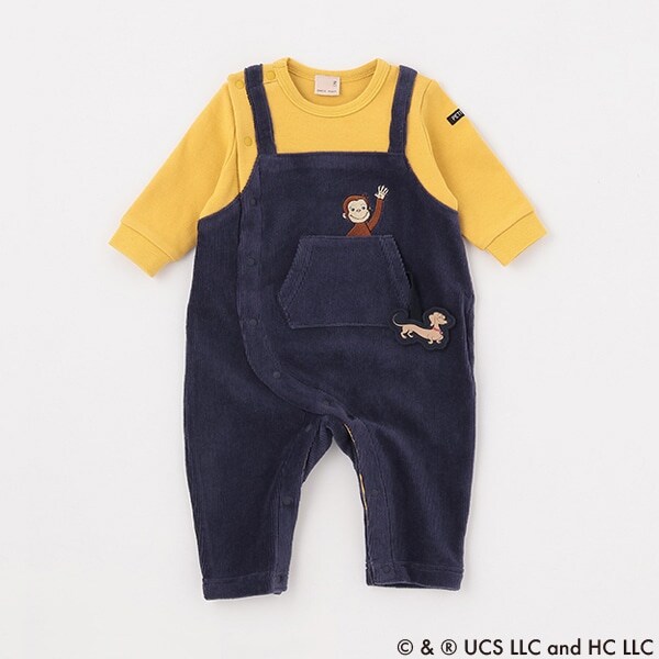 【おさるのジョージ】カバーオール