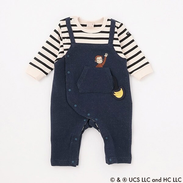 【おさるのジョージ】カバーオール