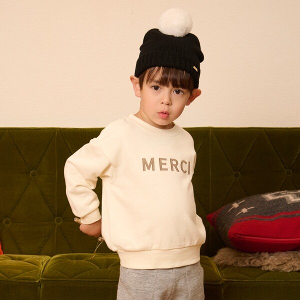 ロゴアップリケトレーナー