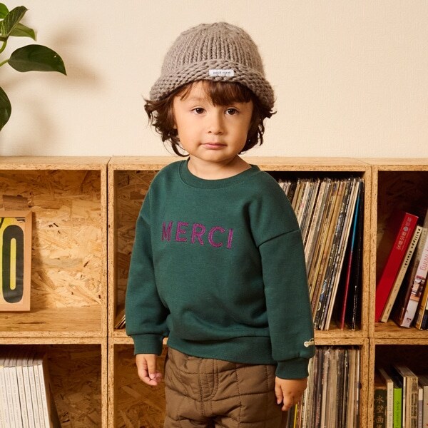 ロゴアップリケトレーナー