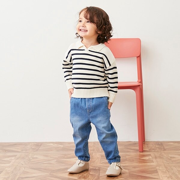 ストレッチデニムジョガーパンツ