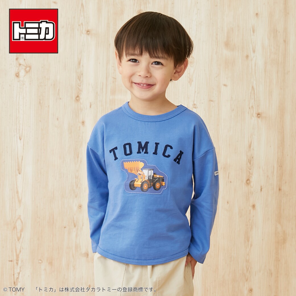 【TOMICA】アップリケ長袖T