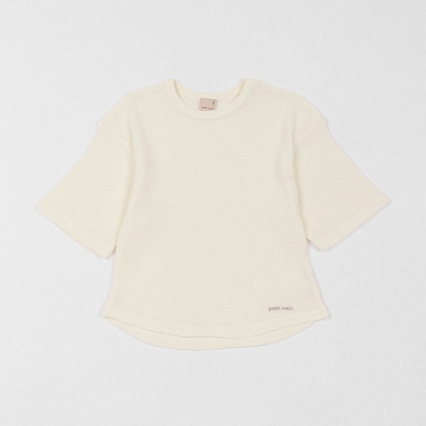 ワッフルゆるっとシルエットTシャツ