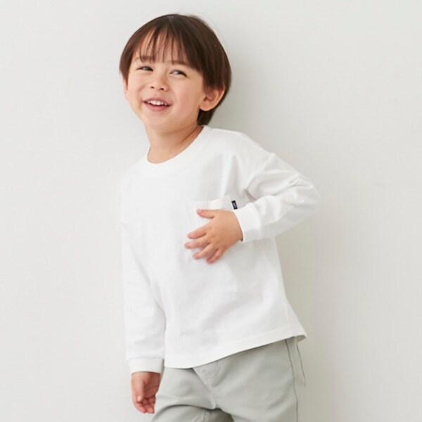 【Good price】ポケット長袖Tシャツ