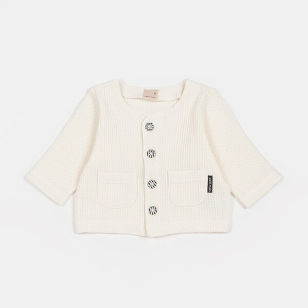 ワッフルカーディガン