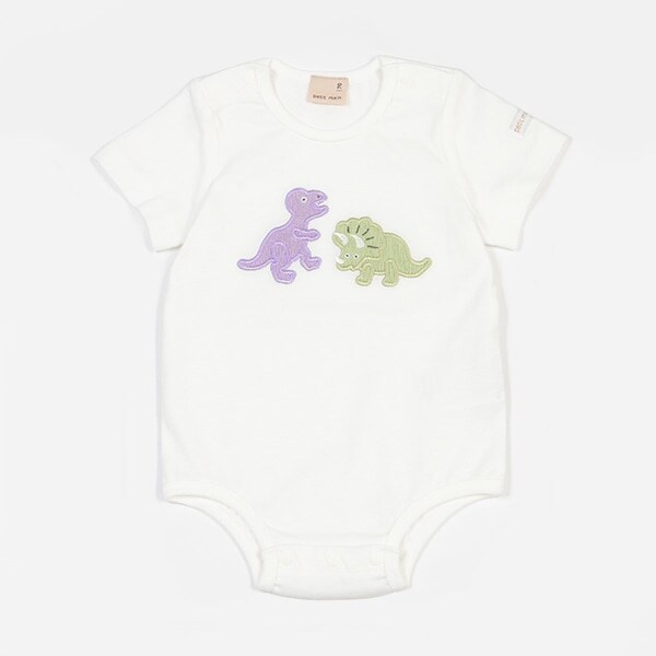 【接触冷感】恐竜・海の動物ロンパース