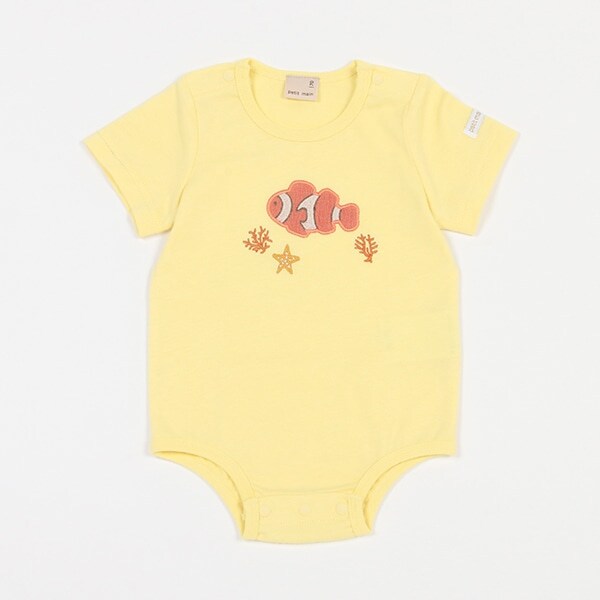 【接触冷感】恐竜・海の動物ロンパース