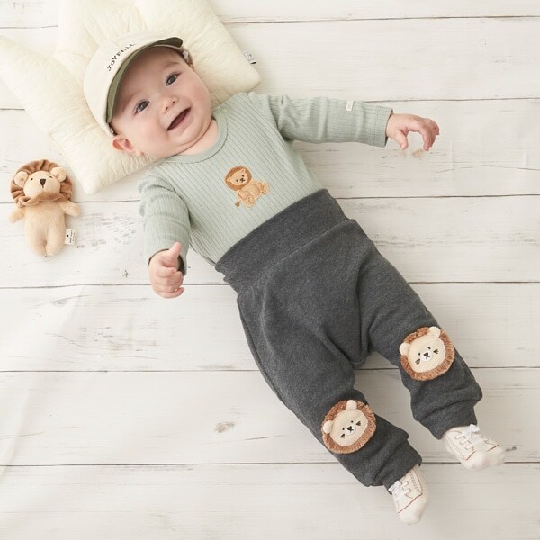 【抗菌防臭】ひざパッチアニマルパンツ