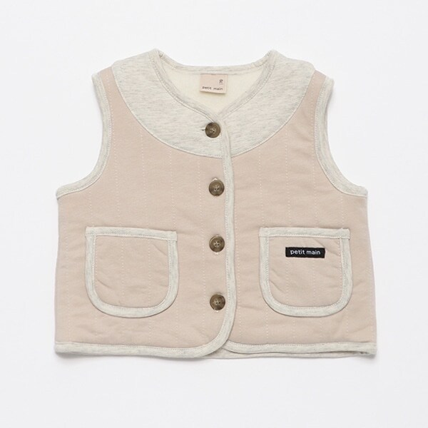 縦キルトベスト