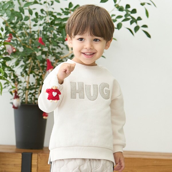 ロゴアップリケトレーナー