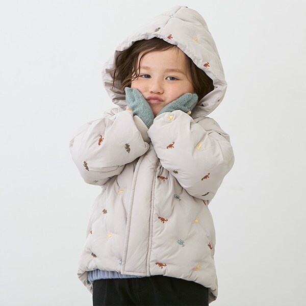 【リンク】アソート刺しゅう中綿ジャケット(キッズ)