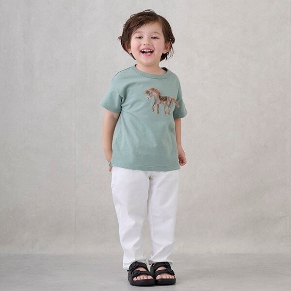 【リンク】セミカーブストレッチパンツ(キッズ)