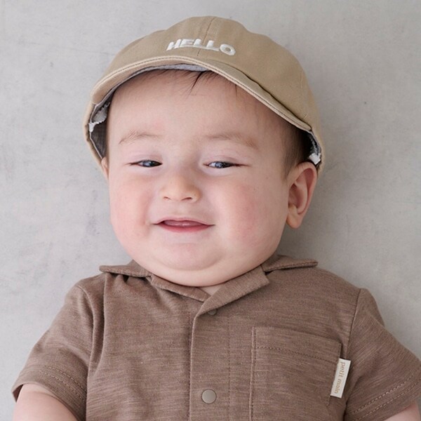 ロゴ刺繍キャップ