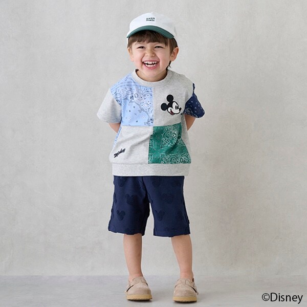 【Disney】パイルジャガードハーフパンツ