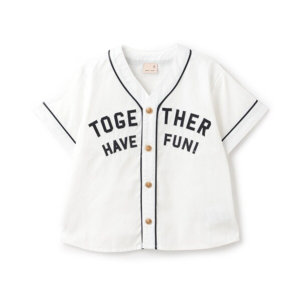 ベースボール半袖シャツ