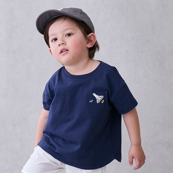 【GOODPRICE冷感/WEB限定価格】刺しゅう半袖Tシャツ