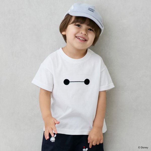 【Disney】フェイスグラフィック半袖Tシャツ