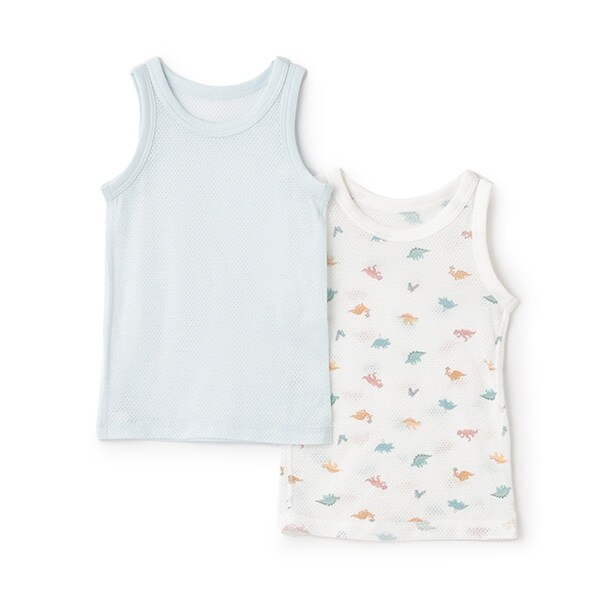 【弱酸性】メッシュタンク肌着2P