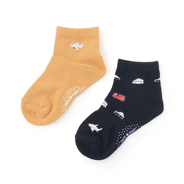 BOYS吸水速乾ソックス2P