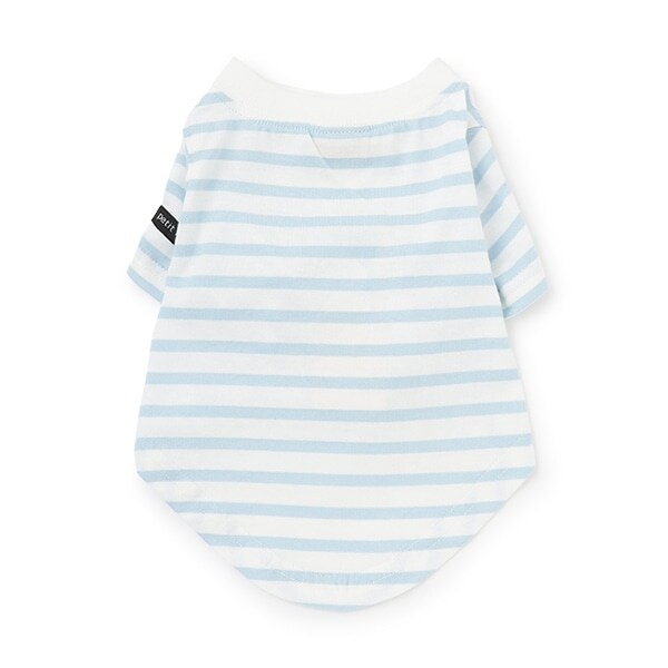 【リンク】【DOG】【接触冷感】ボーダーTシャツ