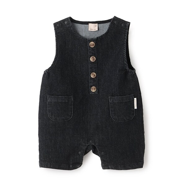 デニムショートオール