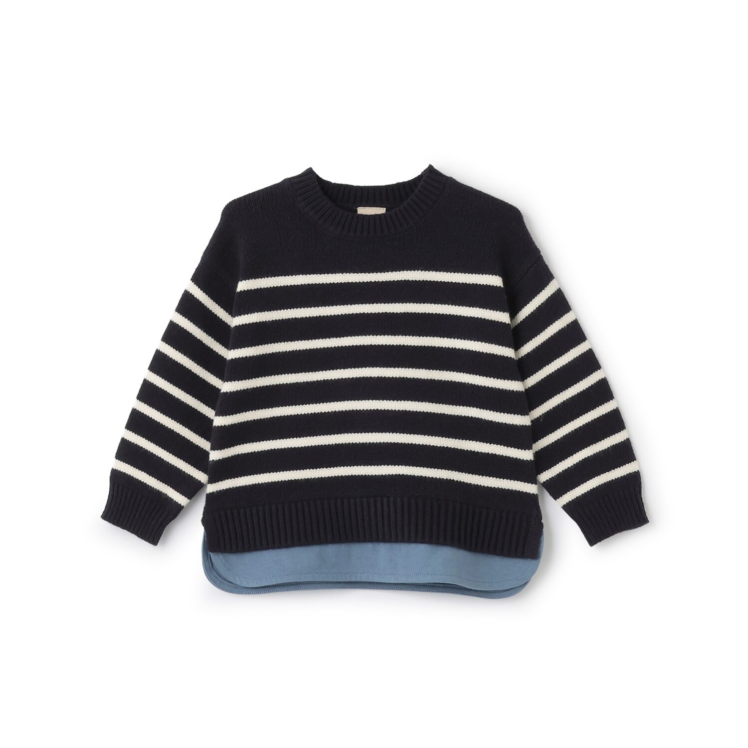 【ウォッシャブル】ボーダーニット