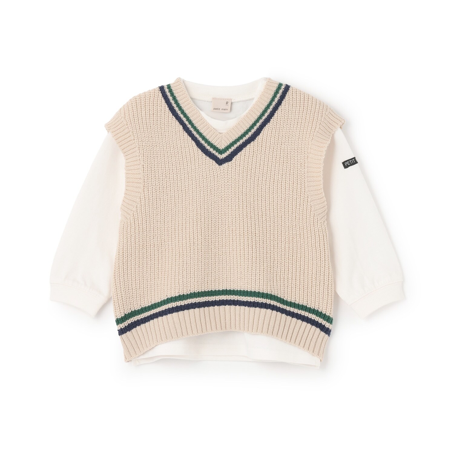 【ウォッシャブル】ニットベストセット