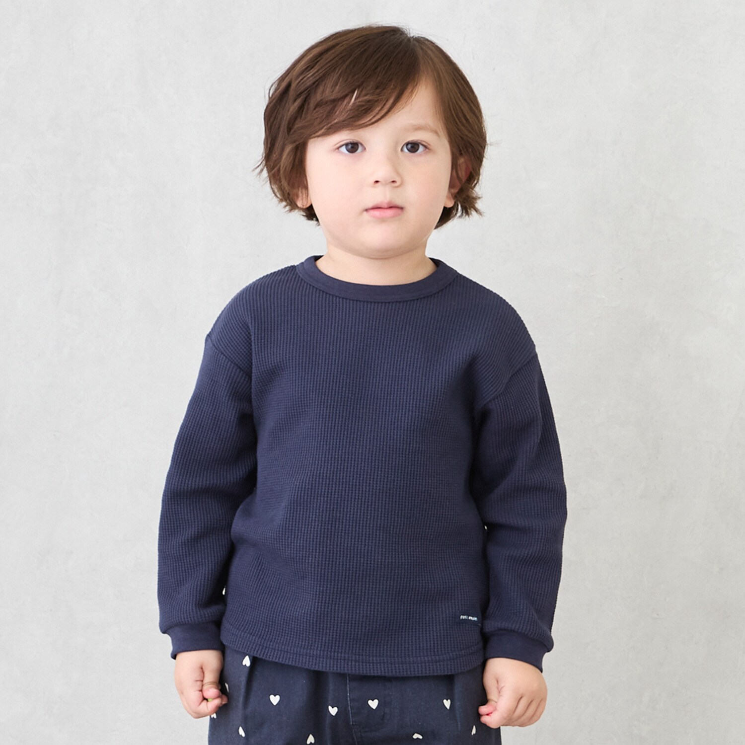 【GOODPRICE】ワッフル長袖Tシャツ