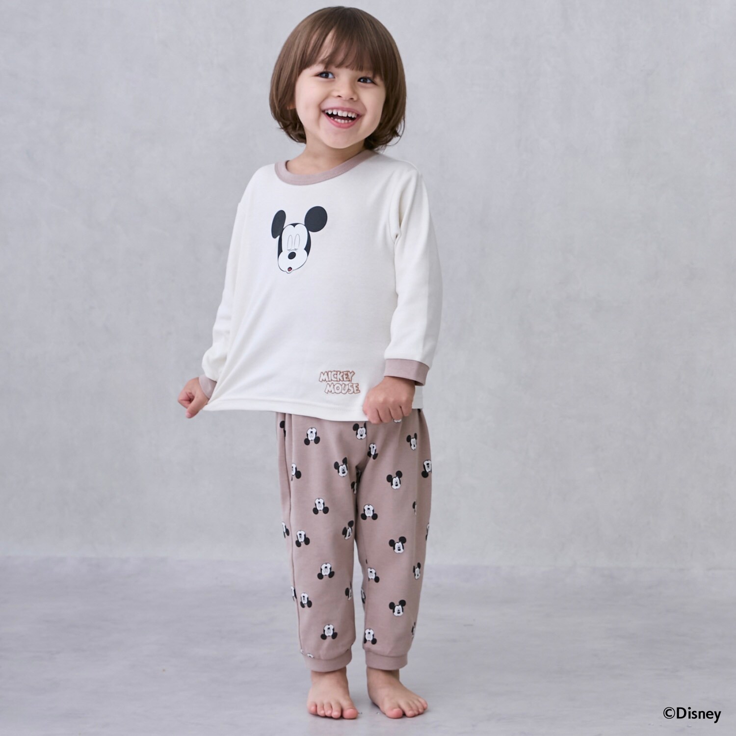 【Disney】スムース長袖パジャマ