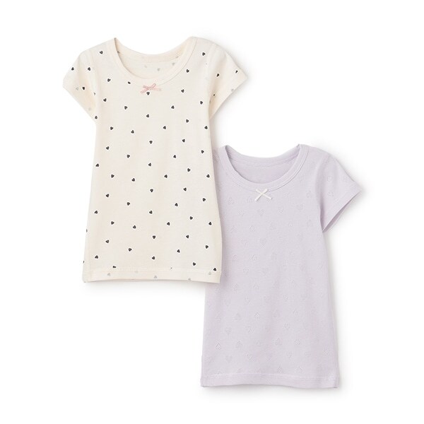 【弱酸性】半袖肌着2P